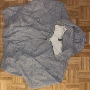 Skims Cotton Fleece Classic Full Zip Hoodie